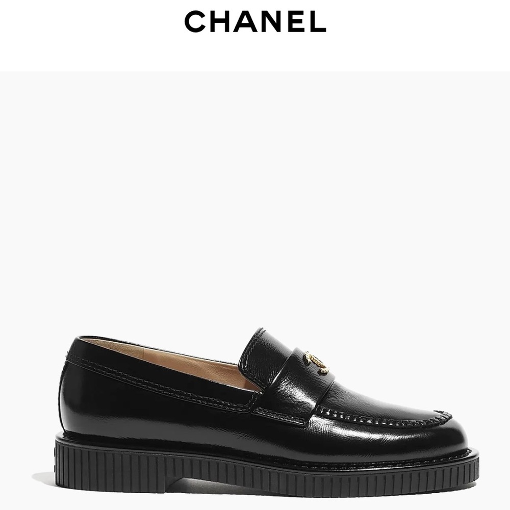 CHANEL Cruise 2024/2025 Black Moccasins